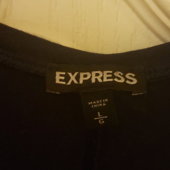 Express black sequin top - Picture 4 of 5